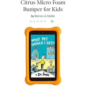 Nook Bumper for Kids - Citrus NIB